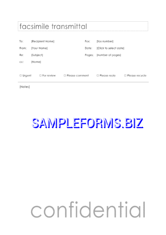 Confidential Fax Cover Sheet 2 docx pdf free